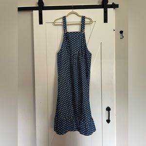 Suzanne Betro polka dot jumper with ruffle hem 2x